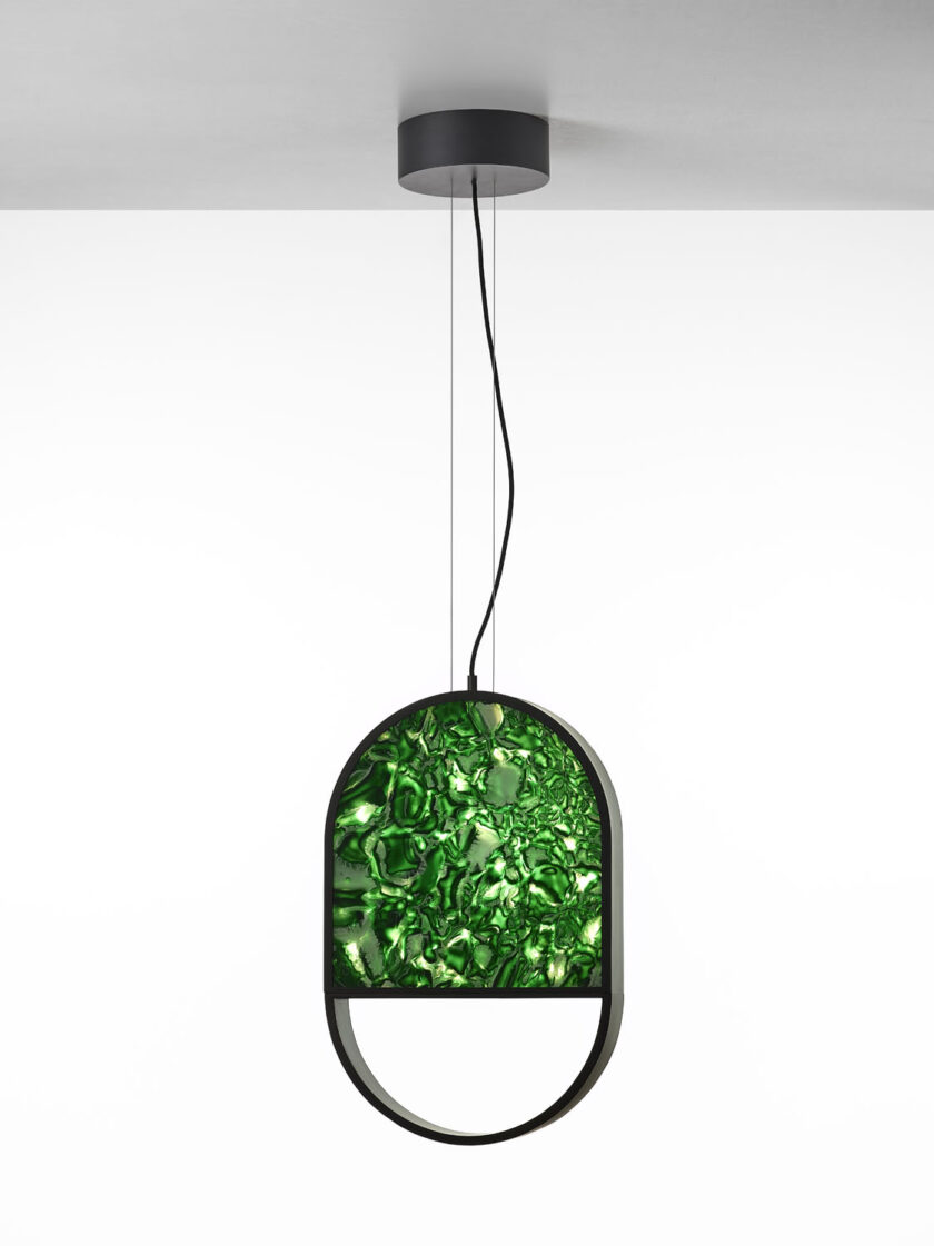 Geometric Oval 2/3 Top Pendant